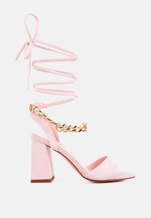 Gone Gurl Metal Chain Sandals - Yourstylesite