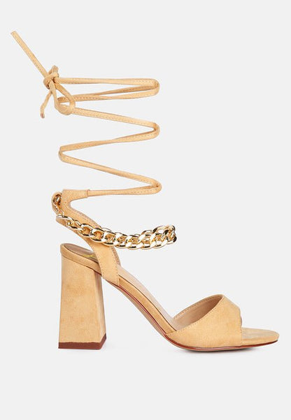 Gone Gurl Metal Chain Sandals - Yourstylesite