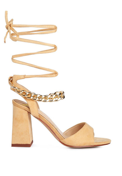Gone Gurl Metal Chain Sandals - Yourstylesite