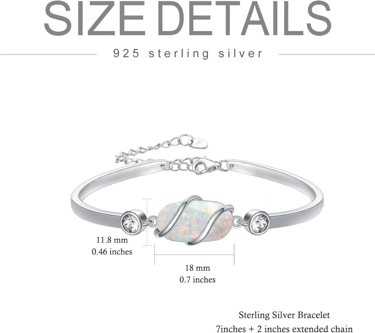 Green Malachite &amp; Sterling Silver Bangle for Elegant Women - Yourstylesite