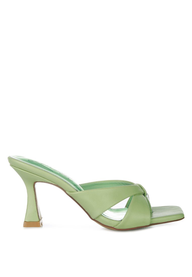 Highflip Criss - Cross Spool Heels - Yourstylesite