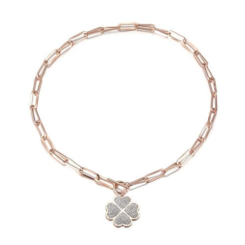 Lucky Clover Elegance: Four - Leaf Charm Necklace - Yourstylesite