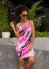 Pink Rebel – Camo Bodycon Power Dress - Yourstylesite