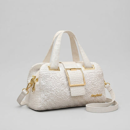 Premium Crocodile Pattern Leather Shoulder Bag - Yourstylesite