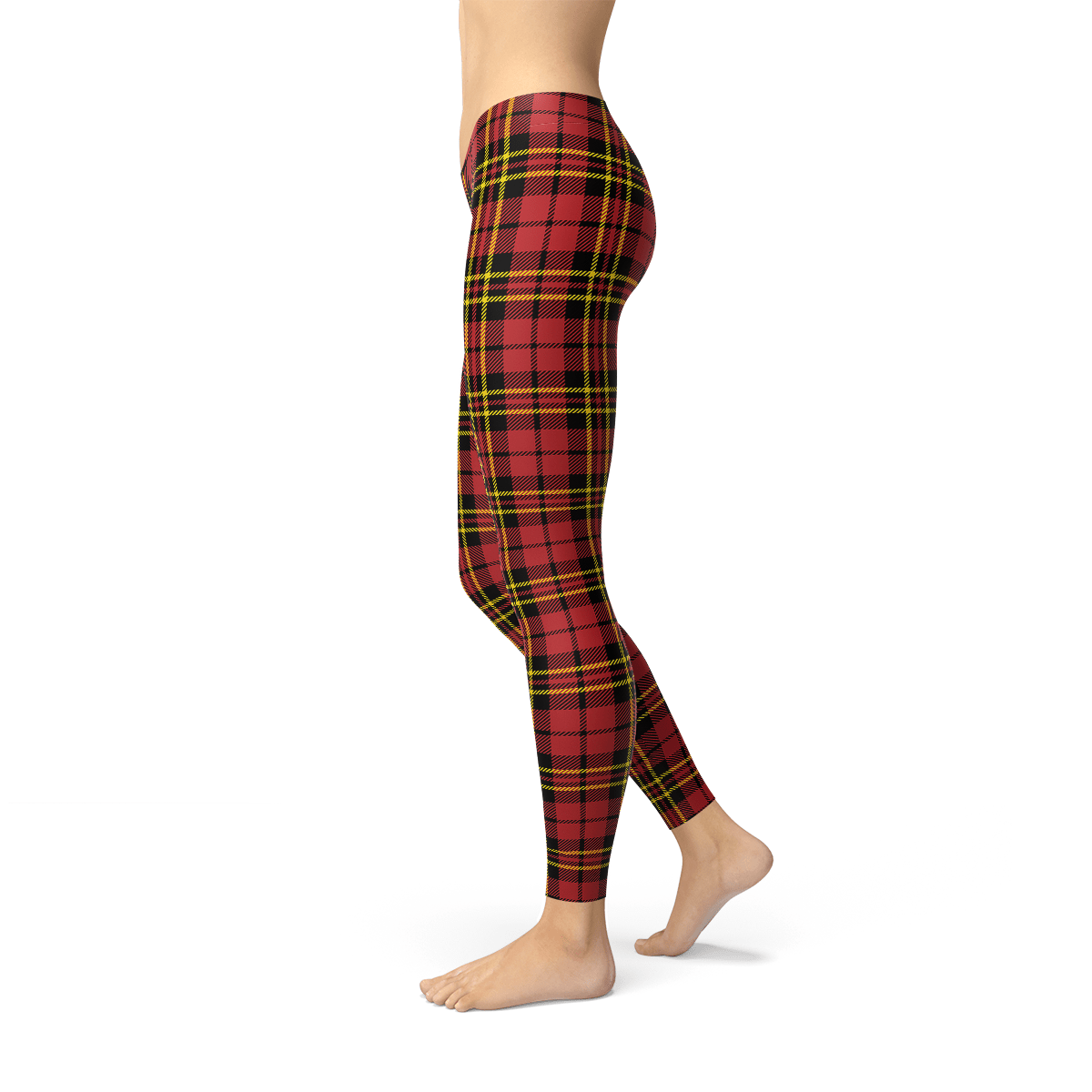Scarlet Chic Tartan Leggings - Yourstylesite