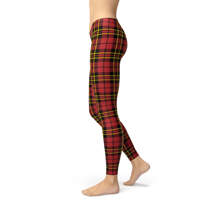 Scarlet Chic Tartan Leggings - Yourstylesite