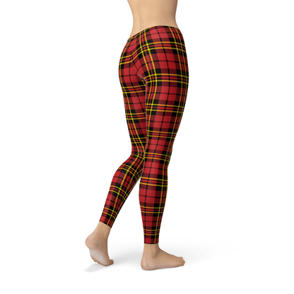 Scarlet Chic Tartan Leggings - Yourstylesite