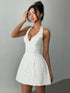 Sexy Polka Dot Off - Shoulder Backless A - Line Dress - Yourstylesite
