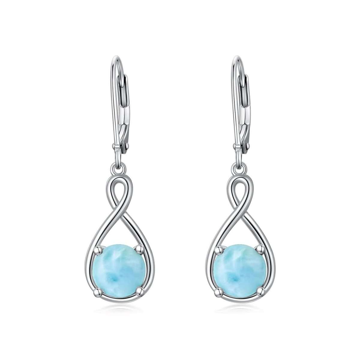 925 sterling silver zircon drop earrings elegant design