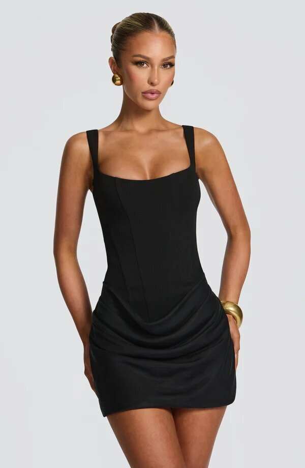 Women wearing adjustable bodycon chic dress for casual and formal occasions