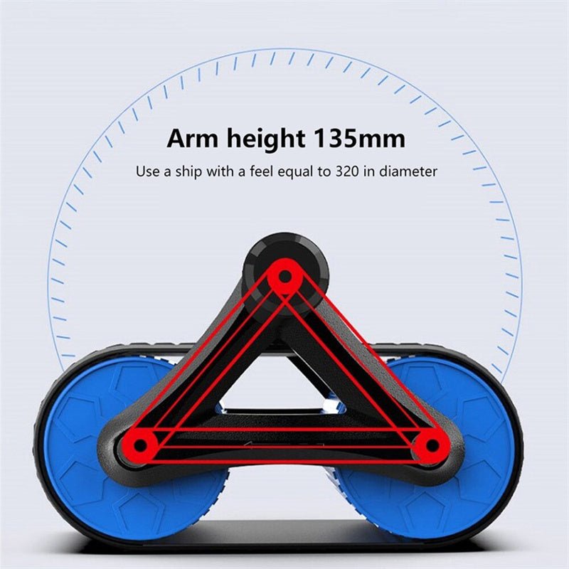 Double Wheel Abdominal Exerciser - YOURSTYLESITE