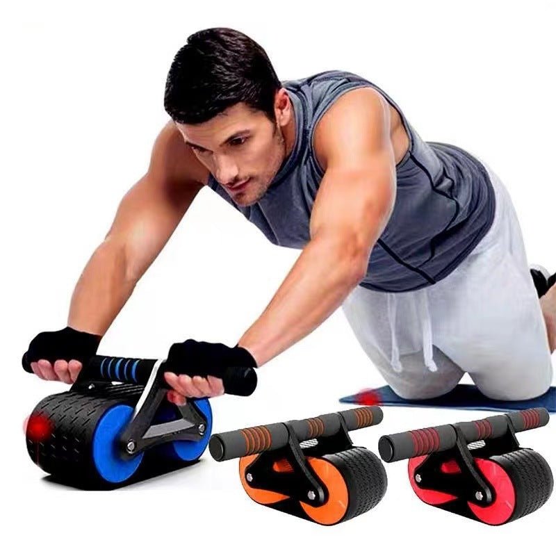 Double Wheel Abdominal Exerciser - YOURSTYLESITE