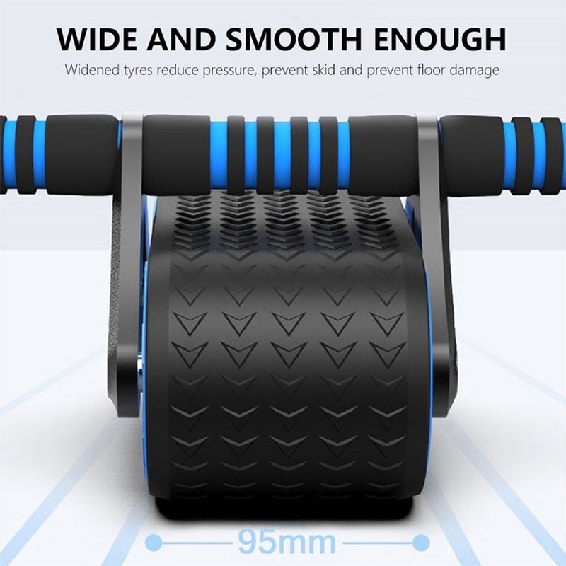 Double Wheel Abdominal Exerciser - YOURSTYLESITE