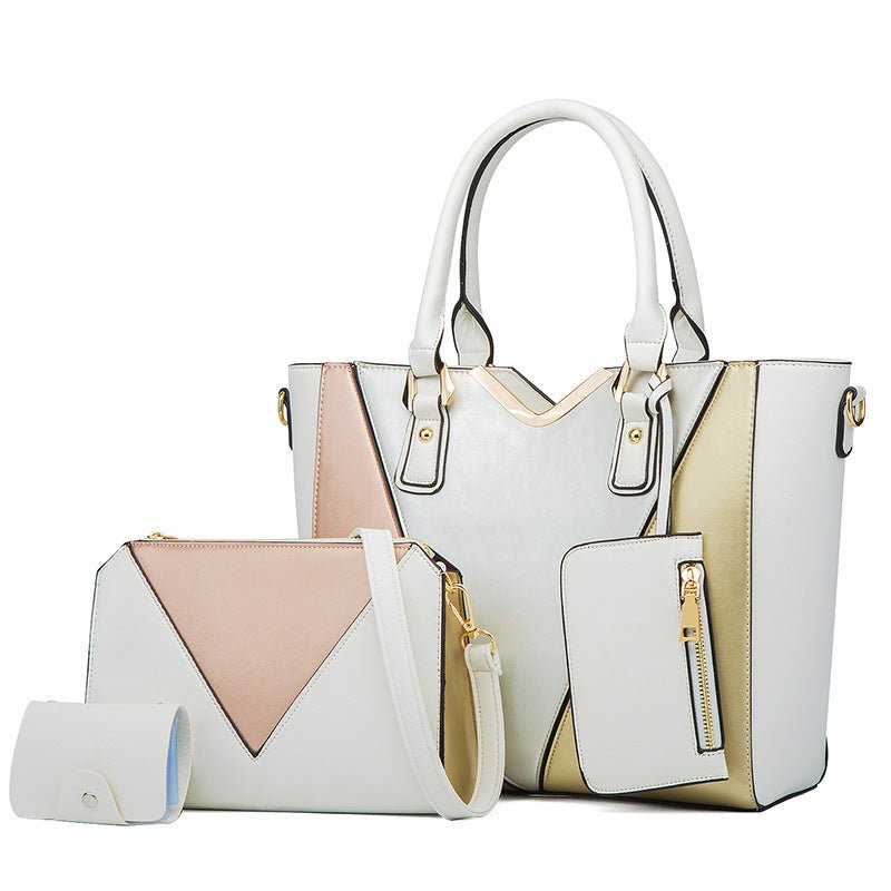 Fashion Diagonal PU Mother and Child Bag - Trendy Style - YOURSTYLESITE