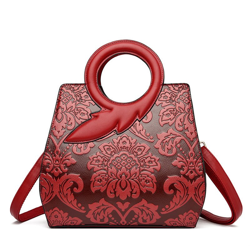 Fashionable Leather Ladies Handbag - Large Capacity, Multiple Colors - Yourstylesite