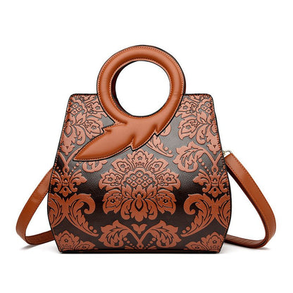 Fashionable Leather Ladies Handbag - Large Capacity, Multiple Colors - Yourstylesite