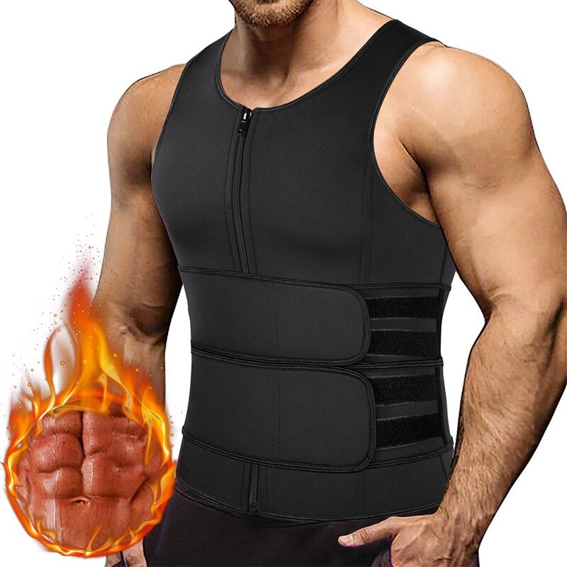 Men Waist Trainer Tank Tops Body Shaper - YOURSTYLESITE