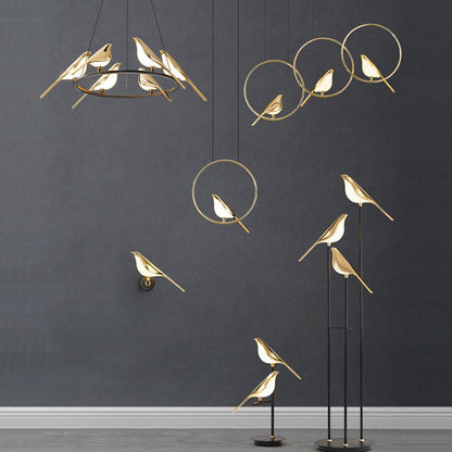 Modern LED Wall Lamp | Magpie Bird Sconce Light Indoor Lighting - YOURSTYLESITE