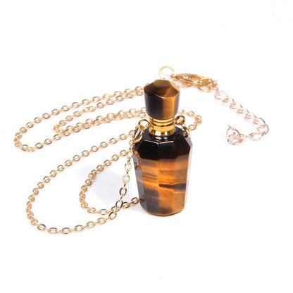 Perfume bottle crystal pendant necklace - YOURSTYLESITE