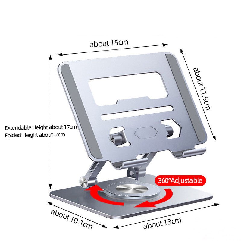 Portable Tablet Stand With 360-Degree Rotation and folding Design - YOURSTYLESITE