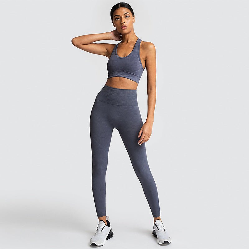 Seamless Gym Set Nylon Woman Sportswear - YOURSTYLESITE