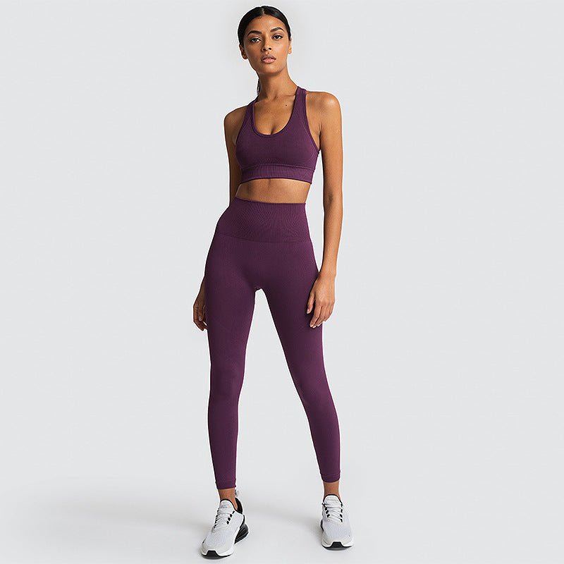 Seamless Gym Set Nylon Woman Sportswear - YOURSTYLESITE