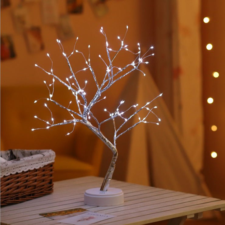 Tree Light Touch Switch Pearl Star Night Light - YOURSTYLESITE