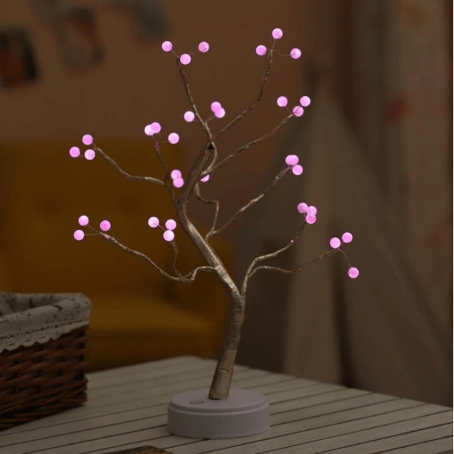 Tree Light Touch Switch Pearl Star Night Light - YOURSTYLESITE