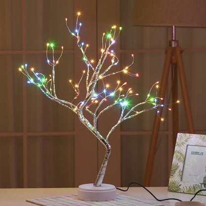 Tree Light Touch Switch Pearl Star Night Light - YOURSTYLESITE