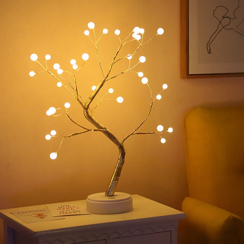 Tree Light Touch Switch Pearl Star Night Light - YOURSTYLESITE